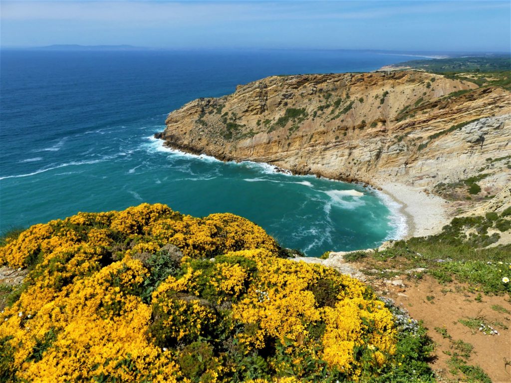 Cliffs at Cabo Espichel, Portugal