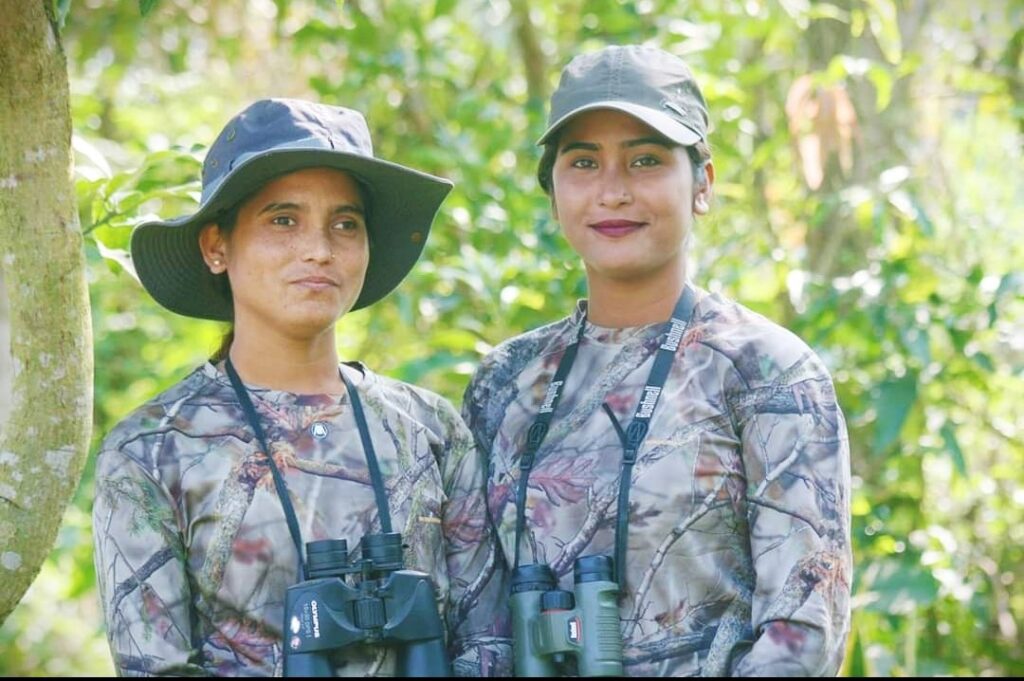 Sushila and Manju Mahatara, expert guides and Bardia's Jungle Queens.
