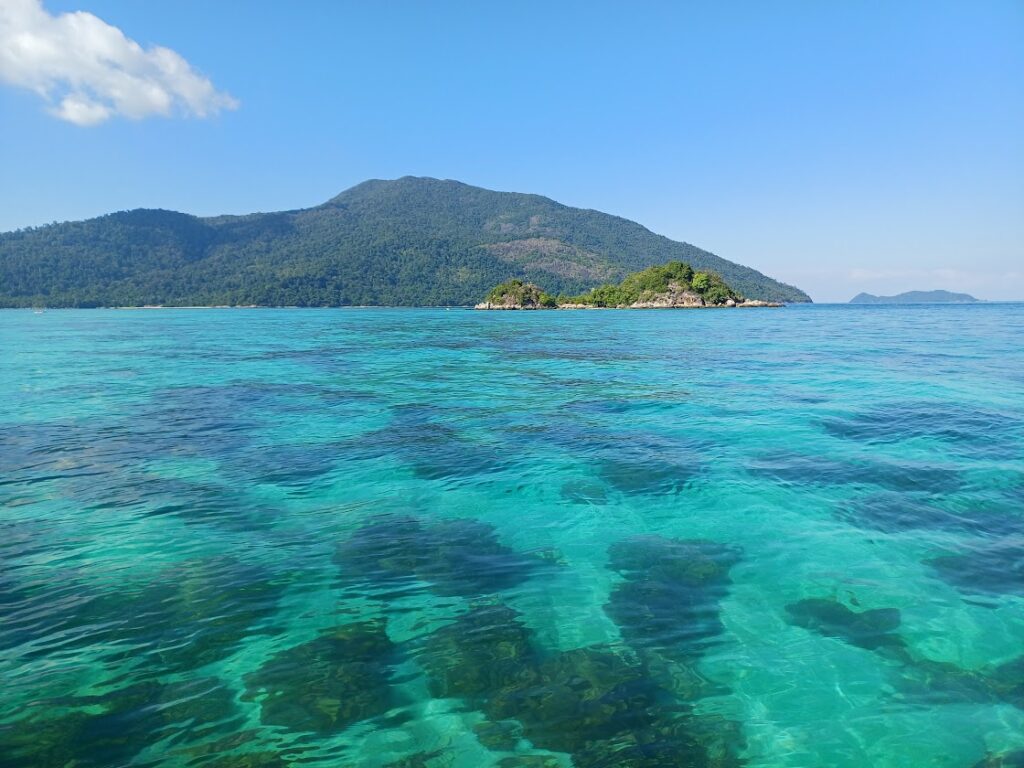 Ko Adang, seen from Ko Lipe, Thailand.