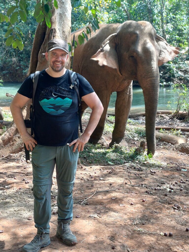 Spending time with Cambodia's forest elephants!