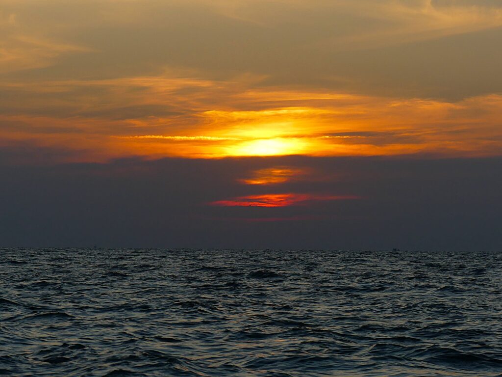 Sundown in the Gulf of Thailand