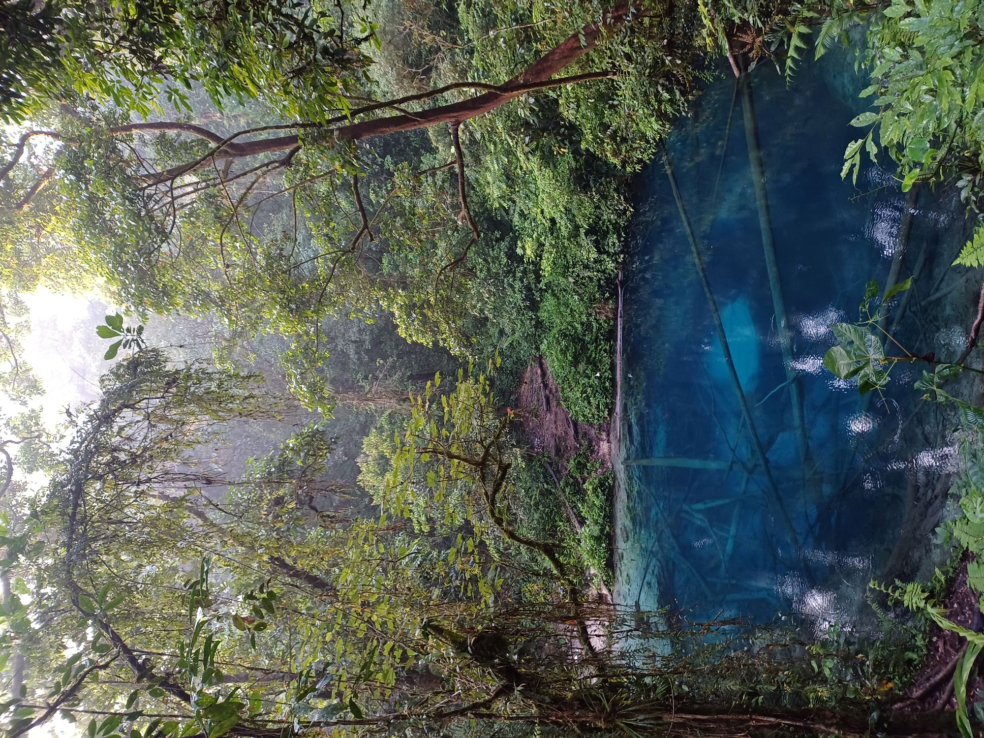 Lake Kaco in Kerinci Seblat National Park.
