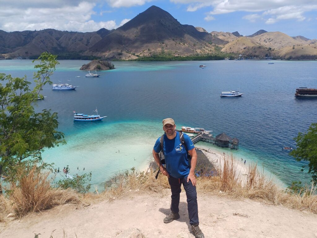 The magnificent seascape of Komodo, seen from Kelor Island